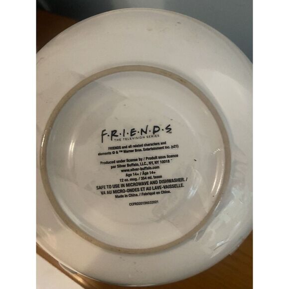 F.R.I.E.N.D.S. Central Perk TV Series Tea Cup & Saucer Set 12 oz - Picture 3 of 3